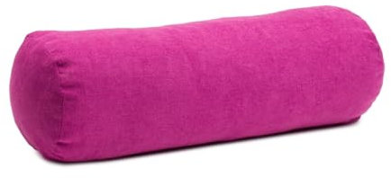 liebling Marco Kissenrolle mit Reißverschluss, Nackenrolle, 100% Polyester, PES-Füllung, 60 x 20 cm, Farbe: lila