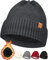 SUTIYO Beanie Mütze Damen mit Fleecefutter Herren Wintermütze Warme Strickmütze Thermo Wollmütze Frauen Mützen (DE/NL/SE/PL, Alphanumerisch, Einheitsgröße, Einheitsgröße, Dunkles Grau)