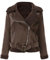 Generisch Leather Lederjacke Damen | Lammleder Biker Damen Jacke Damen Lederjacke, Jacke aus echtem Lammfell, Kurz und Enganliegend, Glattes und Weiches Leder Softshelljacke Damen Winter Damen Mantel