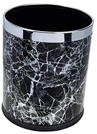 GREENADSCAPE Home Waste Storage Bucket Marble Trash Can Bathroom Bin Kitchen Bin Stylish Design