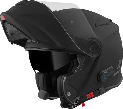 Bogotto H271 BT Bluetooth Klapphelm, schwarz matt, S