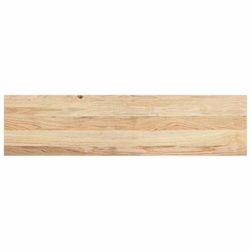 vidaXL Treppenstufen 8 STK. Unbehandelt 100x30x2 cm Massivholz Eiche, Treppenstufe für Holztreppen, Treppenstufe Holz, Fenstersims, Treppenstufe Eiche