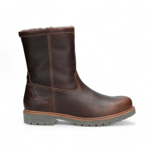 Panama Jack Herren Bikerstiefel Fedro Igloo C10 aus Braunem Leder
