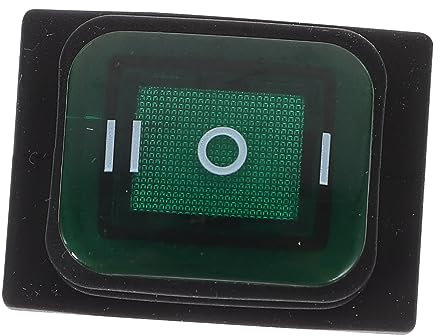 GARVALON Wasserdichter Rocker-switch Dc Bootsschalter Off-positionen Und Grünem Staubgeschützt Metallische Anschlüsse Für Fahrzeuge Und Boote