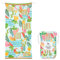 Dock & Bay Strandhandtuch - Schnell trocknende Mikrofaser, ohne Sand - Kompakt, Leicht - 100% recycelt - Inklusive Beutel - Tropicana Treat, Large (160x90cm, 63x35)