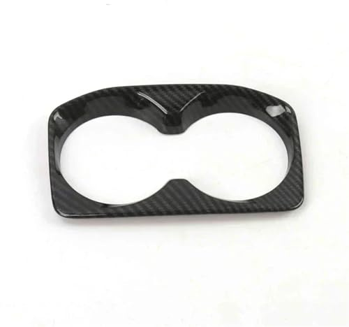 LFDTO Porte-gobelet intérieur adapté for Peugeot 4008 5008 3008 GT 2017 2018, Accessoires de Style avec Cadre en Chrome Mat(Carbon)