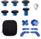 TOPCHANCES 13 en 1 de metal para Xbox Elite Controller Series 2, accesorios con 6 joysticks, 4 palas, 2 almohadillas D, 1 herramienta de ajuste (azul)