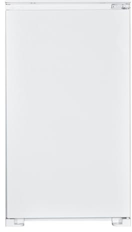 HYE White 118L Built-In Under Counter Fridge, In-Column Design with Freezer Zone, Auto Defrost, Electronic Controls & Glass Shelves – RF01BIUC118W01