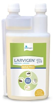 Larvigen MAX PRO, Insecticida larvicida, Insecticida con efecto en todas las fases del ciclo de vida, Larvicida de acción prolongada + Adulticida de choque, Formato 250 ml