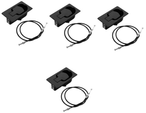 Abaodam 4 Sätze Aluminium Legierungs Pull Handle für Liegestühle und Büromöbel Ersatzgriff für Sofas Installieren Langlebig und Elegant für Effizientes Arbeiten