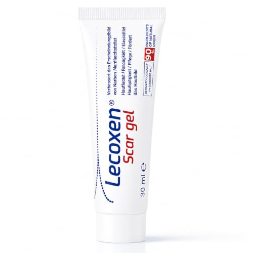 LECOXEN ärrgel för ärrvård återfuktande 30 ml | Bidrar till smidigare hud | Stödjer hudens elasticitet | För daglig hudvård