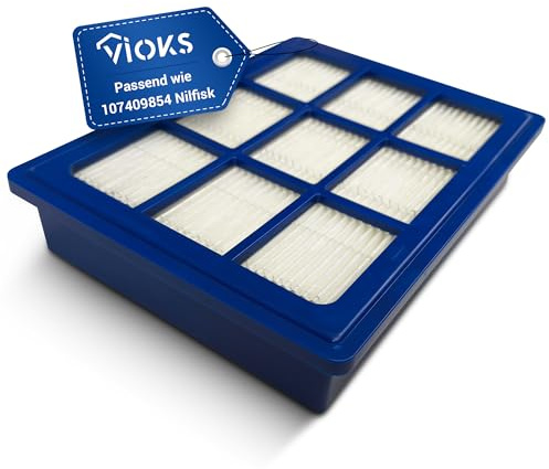 VIOKS Filtro HEPA H14 di ricambio per Nilfisk 107409854 HEPA filtro per aspirapolvere Elite Select VP600