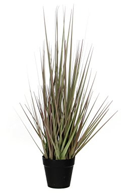 Mica decorations Gras Kunstpflanze - violett 53xd30cm