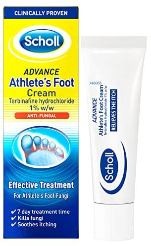 Scholl Advance Athlete's Foot Cream, 15g - Antifungal Treatment Cream for Athlete's Foot, Kills the Fungi that Cause Athlete's Foot