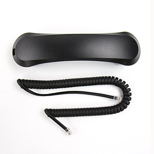 The VoIP Lounge Replacement Handset Receiver Black for Avaya IP Office 1400 & 1600 Series Phone (includes 9' cord) 1403 1408 1416 1603 1608 1616