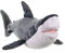 Wild Republic 20733 Republic 22485 Plüsch Weißer Hai, Cuddlekins Kuscheltier, Plüschtier 30 cm, grau-weiß