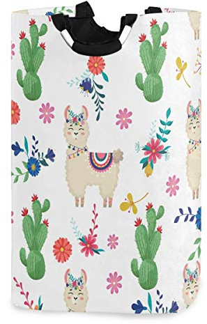 Mnsruu Panier à linge imperméable et pliable motif licorne et flamants roses pour ranger le linge sale, les jouets, pour chambre, salle de bain, dortoir (couleur 13)