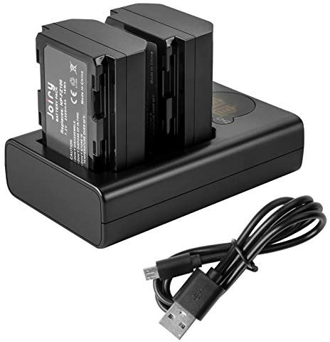 2 X NP-FZ100 Batterie de Rechange et Chargeur Double Compatible avec Sony A9 A9R A9S, Alpha9 9R 9S, Sony a7iii Batterie A7RIII A7R3 Digital Camera