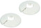 2 x Talon Pipe Covers/Collars for Pipes - The Quick Way to Tidy Pipework (White, 22mm)