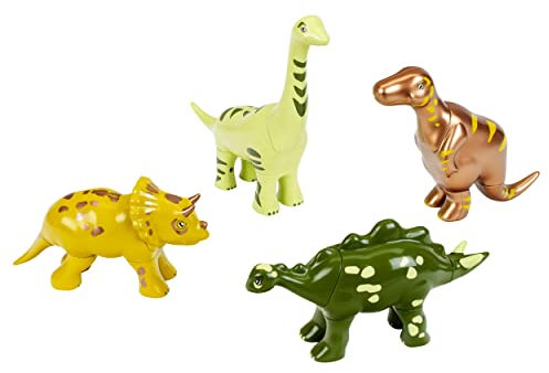 Theo Klein 85 Early Steps Magnet-Dino-Puzzle für 4 Dinos I Triceratops, T-Rex, Stegosaurus und Brachiosaurus als Magnetspielzeug I Zum Greifen und lustigen Kombinieren I Spielzeug für Kinder ab 1 Jahr