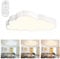 AufuN 48W Wolken Deckenleuchte, Wolken lampe mit Fernbedienung, Kinderzimmer Kreative lampen wolke decke, Dimmbar Weiß