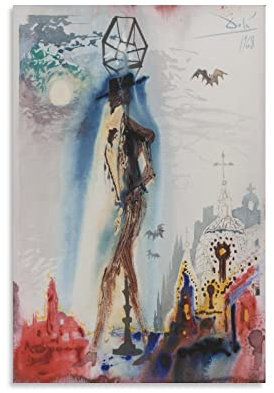 Salvador Dali Surrealist Kunstwerk Poster Don José Carmen Acte IV Wanddekoration, modernes Heimkunstwerk, 30 x 45 cm