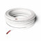 Qnected® Cable de Altavoces 50 Metros - 2 x 2,5 mm² OFC 100% Cobre - Calibre 13 - Blanco - con Ripcord - Audio Libre de Oxígeno - Premium para AV-Receiver, Home Theatre, Amplificadores