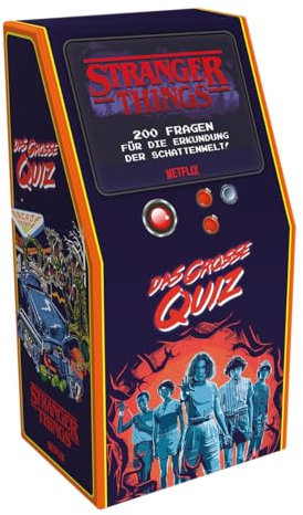 Larousse | Stranger Things: Das große Quiz | Familienspiel | Quizspiel | 2-8 Spieler | Ab 14+ Jahren | Deutsch