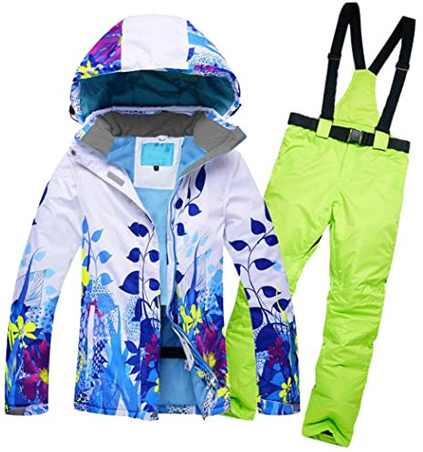 Damen-Skianzug, winddicht, wasserdicht, für Snowboard, Outdoor, Sport, Ski, Jacke, Hose, Camping, Reitset
