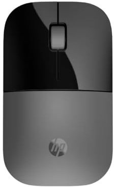 HP Z3700 Dual Silver Mouse / Connexion sans fil 2,4 GHz / 1600 dpi / 3 boutons / Clics silencieux ; Multi-appareils ; Systèmes d'exploitation croisés
