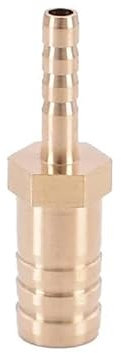 CONROS 1 Pz Ottone Dritto Tubo Raccordo Barb Riduzione Tubo dell'Acqua Giunto 4 5 6 8 10 12 14 16 19mm Gas Accoppiatore di Rame Adattatore del Connettore (Size : 12mm-19mm)