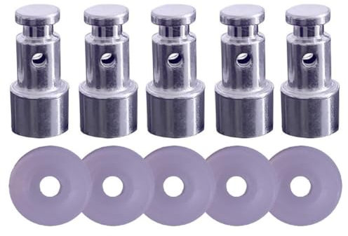 Válvulas flotantes de repuesto universales PotSteam Válvulas para ollas a presión XL YBD60-100 PPC780 PPC770 Reemplazo de flotador para reparación y mantenimiento de ollas a presión, juego de flotador