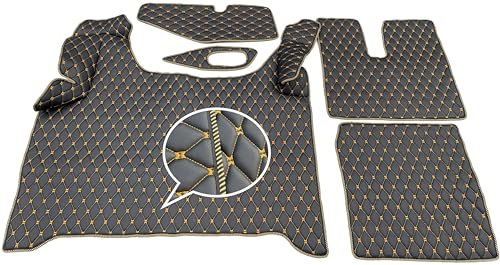 Fußmatten, Automatten LKW Man TGX Automatikgetriebe 2020+ (Schwarz-Gold)