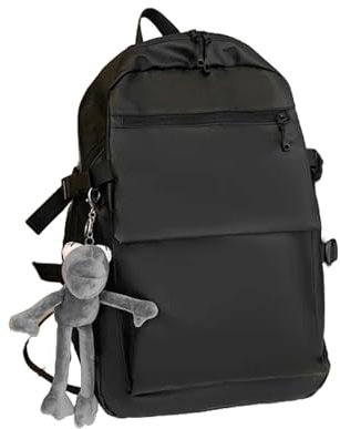 CBLdF Schulrucksack Trend Rucksack Herren Freizeit Wasserdichtes Reisetasche Laptop Rucksackschule Schülern Schoolbag Männliche Tasche-schwarz