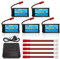 AMZZN 5PCS 3.7V 1200mAh 30C JST Plug Lipo Battery with 5-in-1 Charger for MJX T04 T05 T25 X900 X9TW V2400HD V2450FPV V2450GPS RC Drone Lithium Battery Accessories