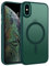 BENTOBEN for iPhone X/XS Case Magnetic [Compatible with MagSafe], Translucent Matte Back Anti-yellow Slim Soft TPU Military Grade Shockproof Women Men Protective Phone Cover for iPhone X/XS, Green
