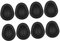 8Pcs Car Cup Holder Insert Reducer Silicone Coasters for Secure Drinks Holder in Vehicle - Self-Adhesive Design for Various Cup Sizes