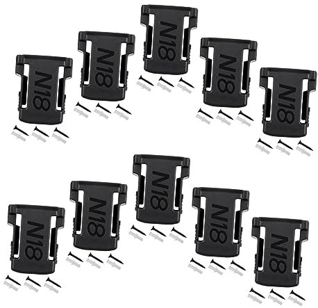 Uonlytech 10pcs Battery Storage Rack Cordless Holder Stand Battery Mounts Hanger