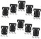 Uonlytech 10Pcs Lithium Ion Battery Holder Mount Rack for 18V Batteries Battery Storage Organizer with Belt Clip for Easy Access