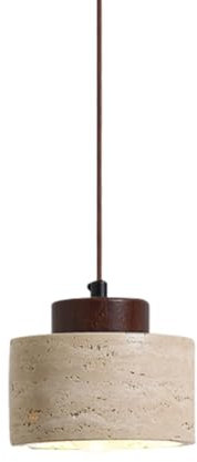 YKSJDFH Japanische Pendelleuchte im Wabi-Sabi-Stil, Hängelampe, natürlicher gelber Höhlenstein, für Zuhause, Küche, Insel, Restaurant, Pendelleuchte, kreative Schlafzimmer-Ausstellungsraum-Eingangsber