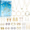 Adventskalender 2024 Damen Schmuckkalender 2024 Schönheit, Adventskalender Damen mit Ohrringen Armband Halskette Weihnachtsgeschenkidee Mutter Ehefrau Teenager Tochter Schwester