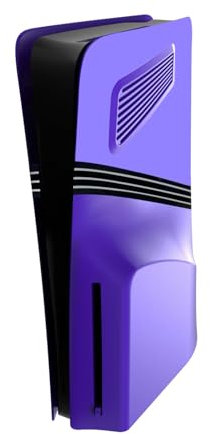 JOYSOG Plaques de protection anti-rayures et anti-poussière pour console de disque PS5 Pro (violet)