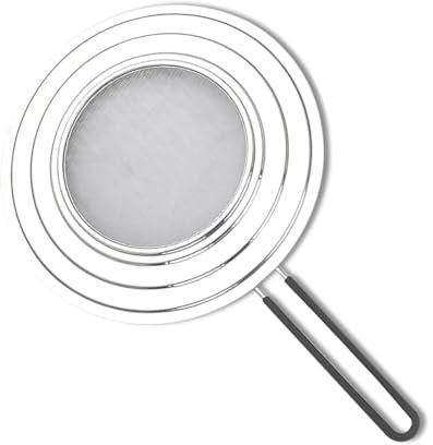 Joselin Spritzschutz Pfannen: 30cm Silikon Spritzschutz für Bratpfanne, Pfannen Spritzschutz, Universal Pfannen Spritzschutz