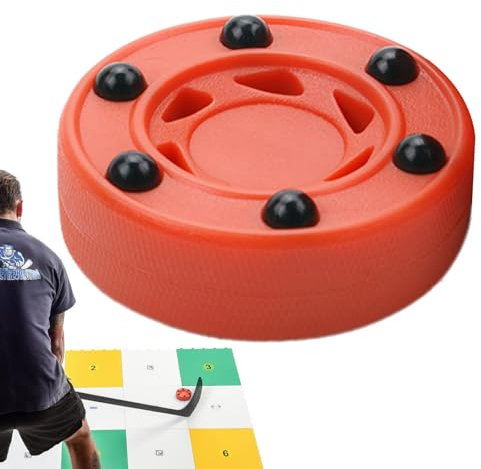 Generisch Hockeypraxis Puck - Hochleistungsstreet Hockey Ball Für Alle Oberflächen | Allwetter -Design Für Indoor -Plätze Und Eisbahnen Im Freien - Perfekt Für Jugendligen, Profis Und Freizeitspieler