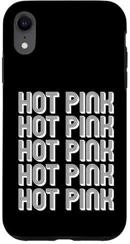 Hot Pink-01 Case for iPhone XR