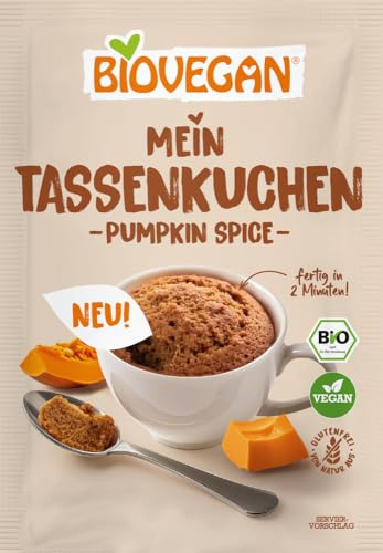 BIOVEGAN Tassenkuchen Pumpkin Spice 12x55g
