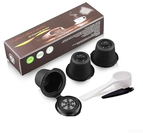 Mehrfett Kaffeekapsel Umwälzfüllung Filterbecher 51-100ml mit Edelstahl verchromten Komponenten passend für CitiZ Le Cube Maestria Lattissima Inissia Concept