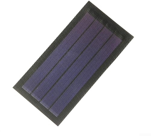 Panneau solaire flexible 1 W 6 V, panneau solaire en silicone amorphe, pour charger des batteries, faire fonctionner des petits appareils électroniques ou des kits de préparation en plein air