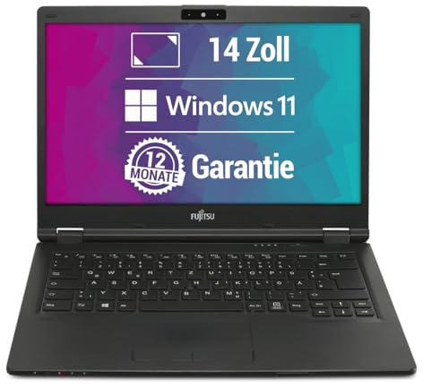 Fujitsu LifeBook E5410 14 Zoll Full HD Laptop Intel Core i3-10110U@ bis zu 4.1 GHz 8 GB 256 GB SSD mit Windows 11 Pro & GRATIS Antiviren-Software inkl. 365 Tage Garantie