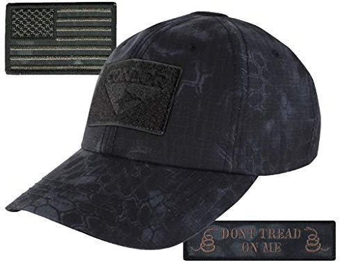 Gadsden and Culpeper 5.11 Kryptek Typhon Tactical Cap & Patch Bundle, usa, Einheitsgröße